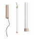 Trang LED 50cm Slim Pendant Ceiling Light Taupe 4000K-2