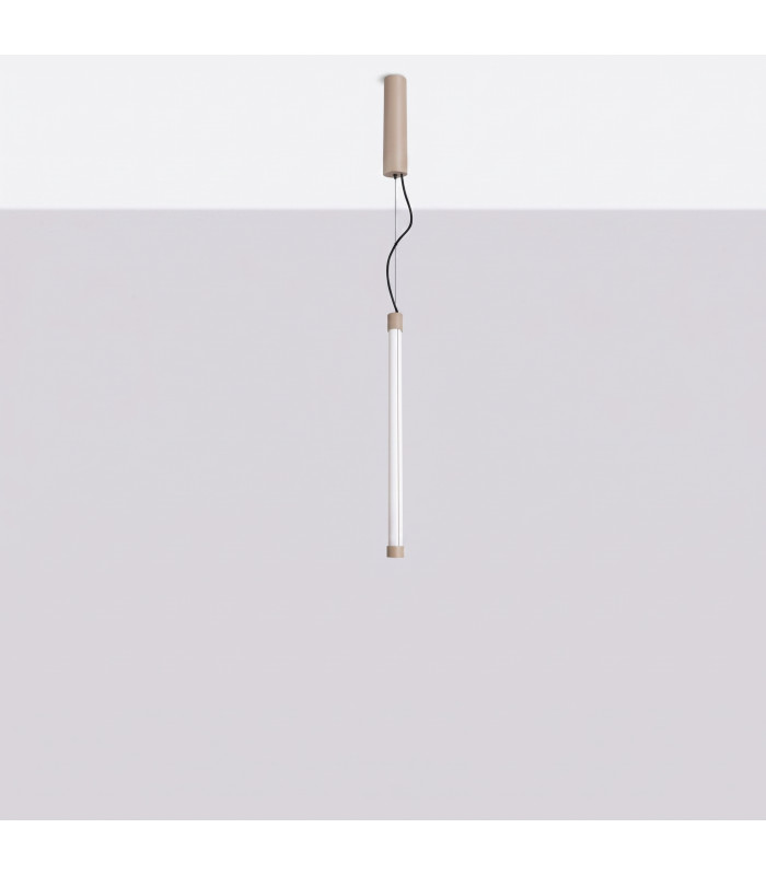 Trang LED 50cm Slim Pendant Ceiling Light Taupe 4000K-3