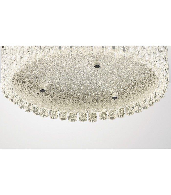 Small Round Flush Ceiling 18W 1600lm LED 4200K Polished Chrome, Crystal - 5