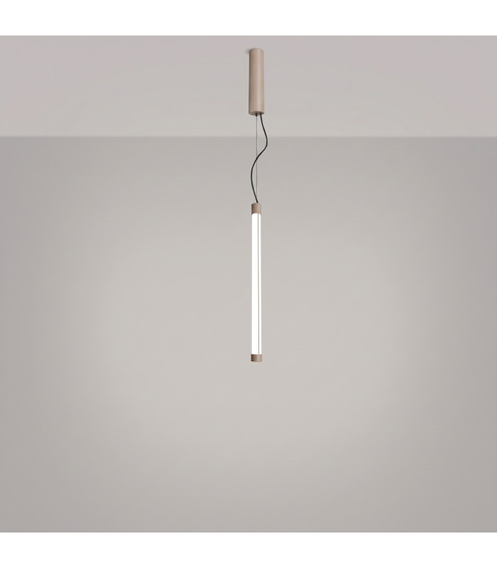 Trang LED 50cm Slim Pendant Ceiling Light Taupe 4000K-4