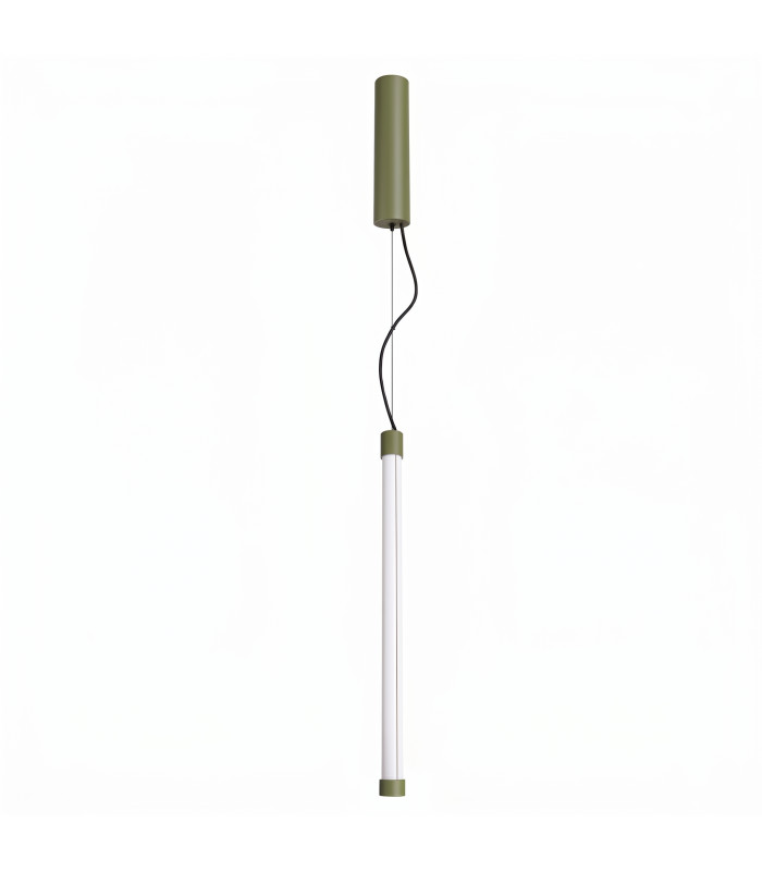 Trang LED 50cm Slim Pendant Ceiling Light Olive Green 4000K-1