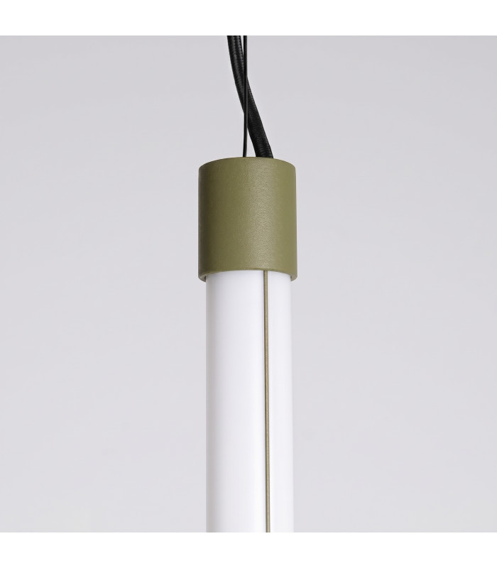Trang LED 50cm Slim Pendant Ceiling Light Olive Green 4000K-6