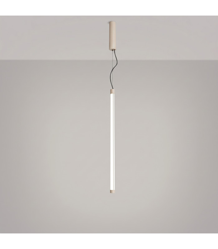 Trang LED 75cm Slim Pendant Ceiling Light Beige 4000K-4