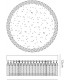 Large Round Flush Ceiling 21W 1900lm LED 4200K Polished Chrome, Crystal - 3
