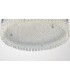 Large Round Flush Ceiling 21W 1900lm LED 4200K Polished Chrome, Crystal - 4