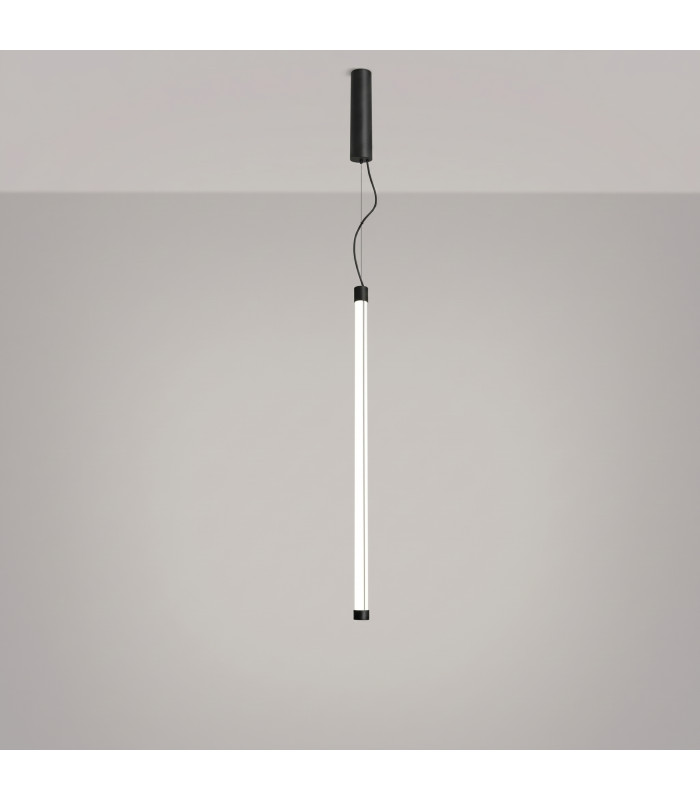 Trang LED 75cm Slim Pendant Ceiling Light Black 4000K-4