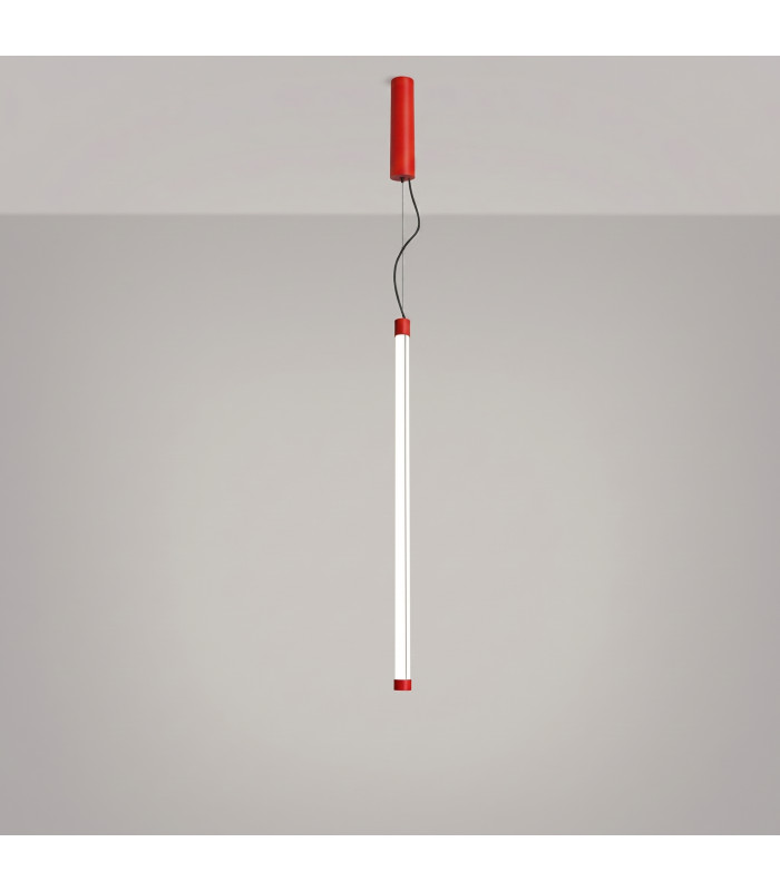 Trang LED 75cm Slim Pendant Ceiling Light Red 4000K-4