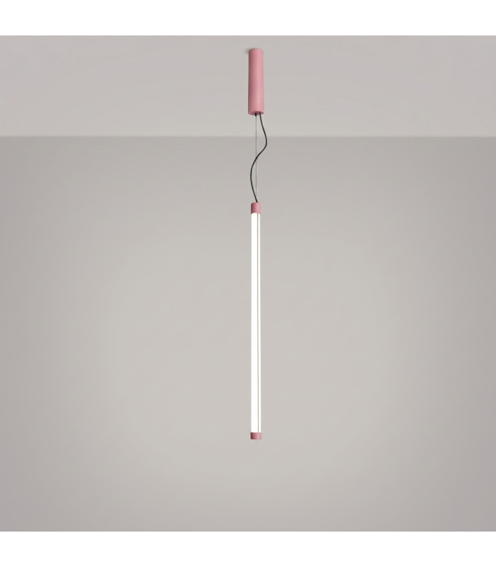 Trang LED 75cm Slim Pendant Ceiling Light Pink 4000K-4