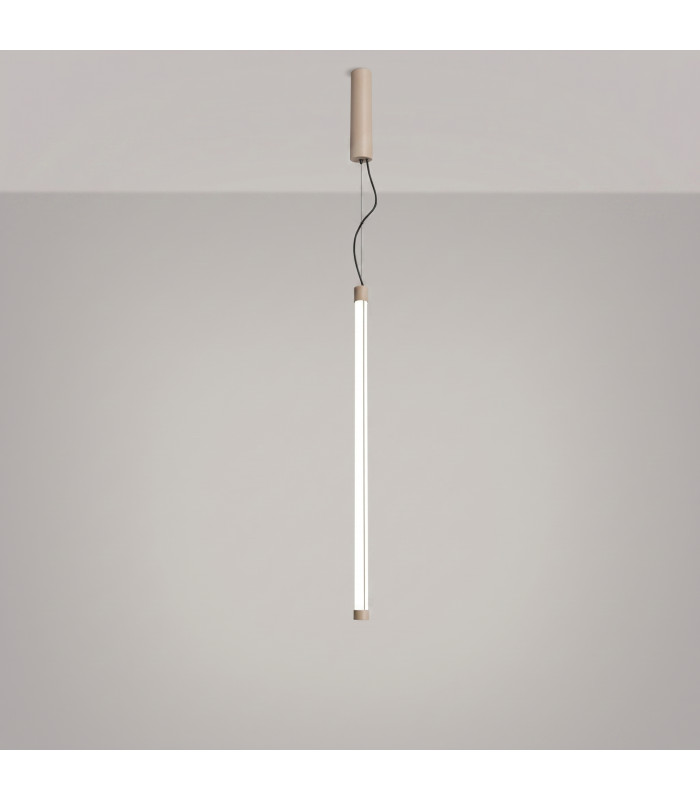Trang LED 75cm Slim Pendant Ceiling Light Taupe 4000K-4