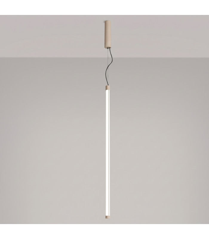 Trang LED 100cm Slim Pendant Ceiling Light Beige 4000K-4