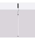 Trang LED 100cm Slim Pendant Ceiling Light Black 4000K-3