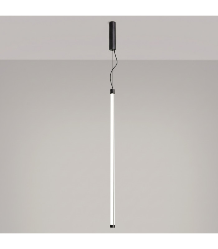 Trang LED 100cm Slim Pendant Ceiling Light Black 4000K-4