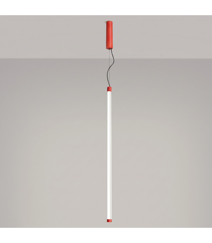 Trang LED 100cm Slim Pendant Ceiling Light Red 4000K-4