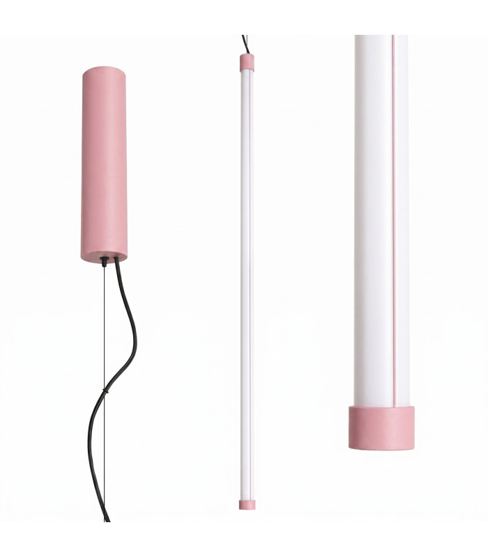 Trang LED 100cm Slim Pendant Ceiling Light Pink 4000K-2