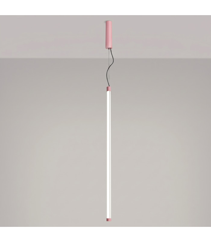 Trang LED 100cm Slim Pendant Ceiling Light Pink 4000K-4
