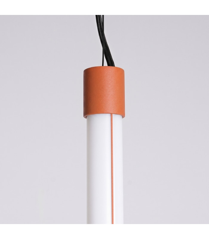 Trang LED 100cm Slim Pendant Ceiling Light Red Ochre 4000K-6
