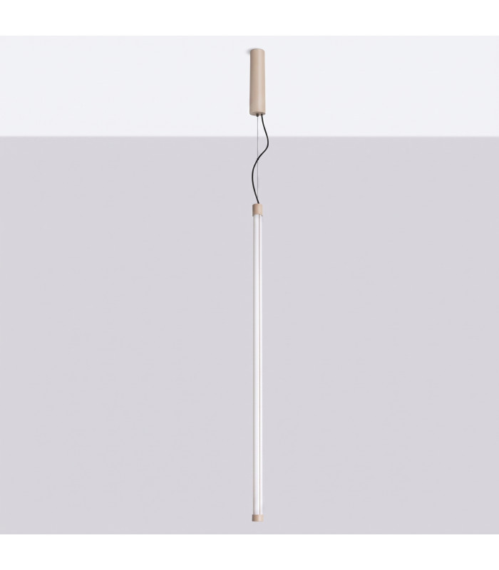 Trang LED 100cm Slim Pendant Ceiling Light Taupe 4000K-3