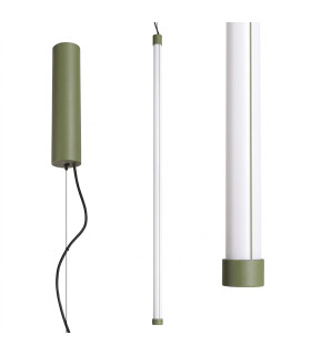 Trang LED 100cm Slim Pendant Ceiling Light Olive Green 4000K-2