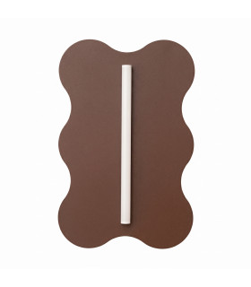 Klover Flush Wall Lamp Brown 1x S14d-1