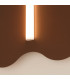 Klover Flush Wall Lamp Brown 1x S14d-5