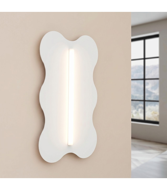 Klover Flush Wall Lamp White 1x S14d-3