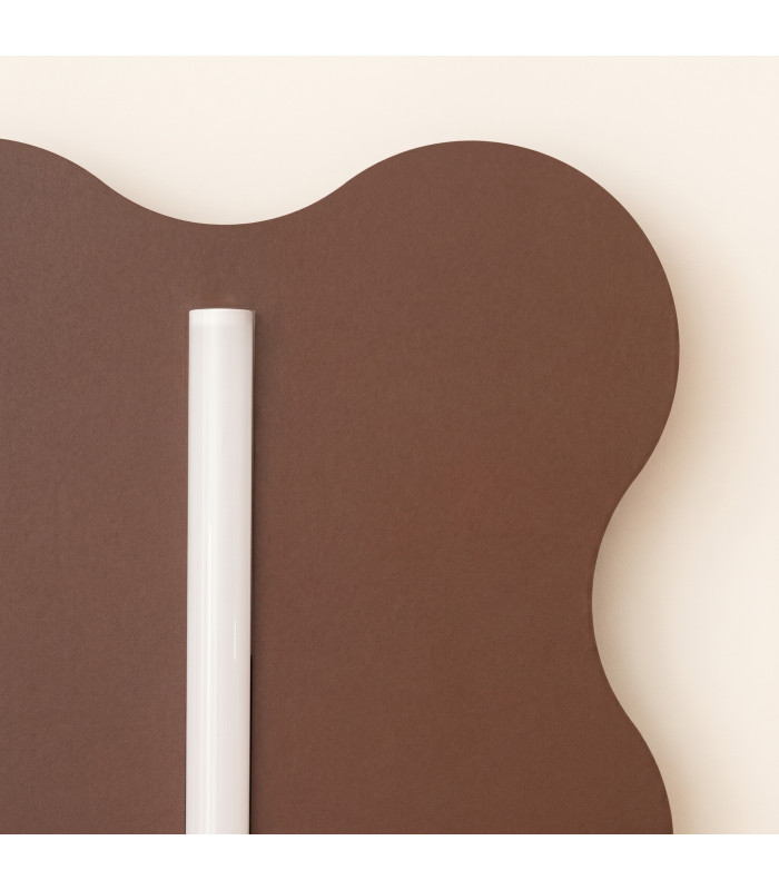 Klover Flush Wall Lamp Brown 1x S14d-6