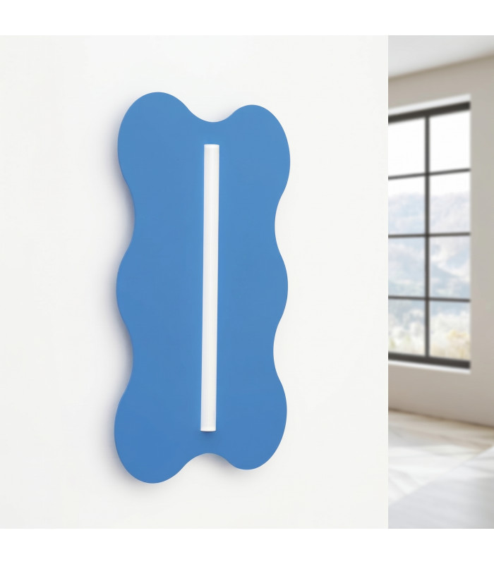 Klover Flush Wall Lamp Blue 1x S14d-4