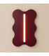 Klover Flush Wall Lamp Burgundy 1x S14d-2