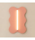 Klover Flush Wall Lamp Peach 1x S14d-2