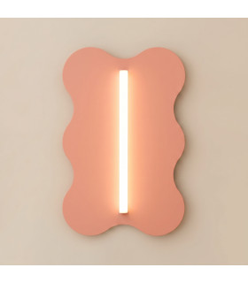 Klover Flush Wall Lamp Peach 1x S14d-2