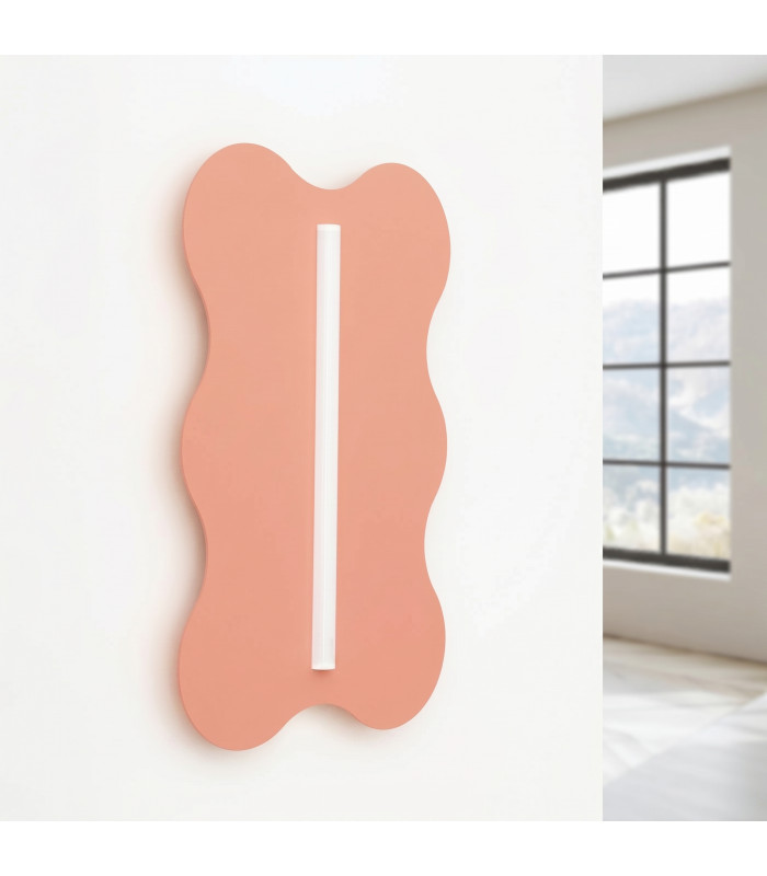 Klover Flush Wall Lamp Peach 1x S14d-4