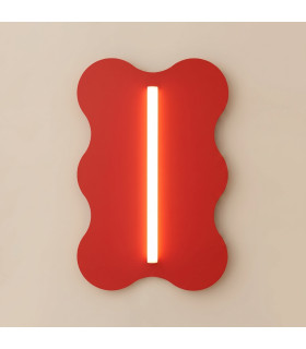 Klover Flush Wall Lamp Red 1x S14d-2