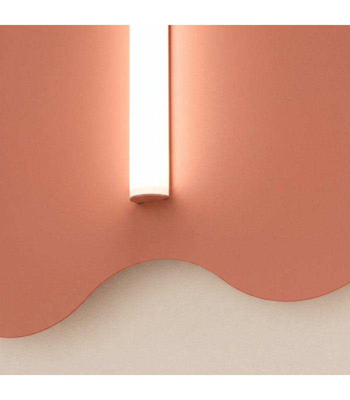 Klover Flush Wall Lamp Peach 1x S14d-5