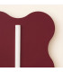 Klover Flush Wall Lamp Burgundy 1x S14d-6