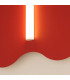 Klover Flush Wall Lamp Red 1x S14d-5