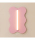 Klover Flush Wall Lamp Pink 1x S14d-2