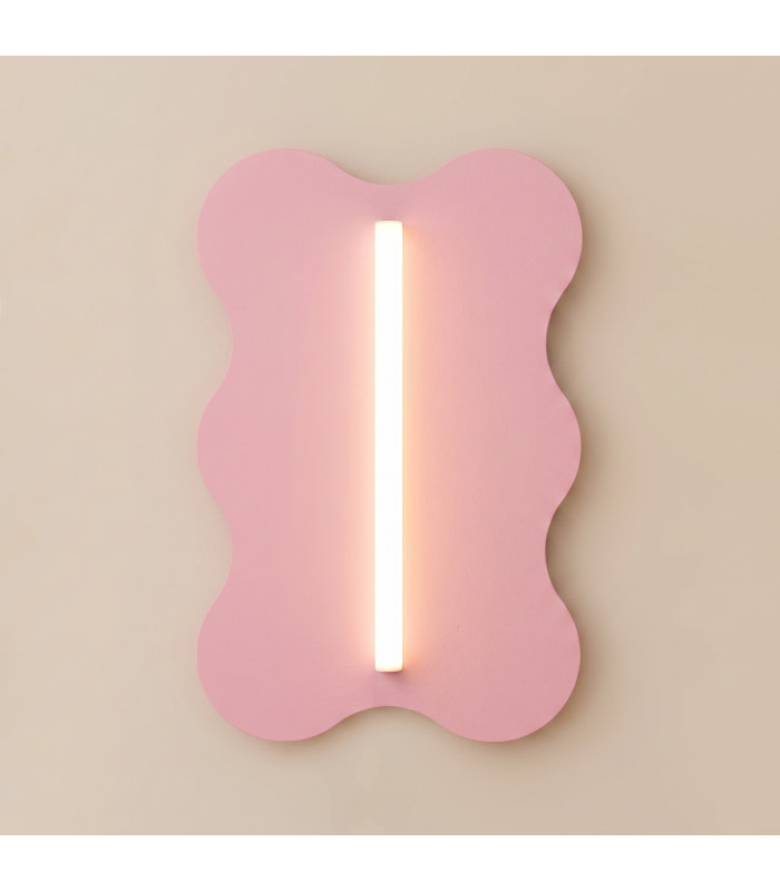 Klover Flush Wall Lamp Pink 1x S14d-2
