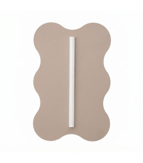 Klover Flush Wall Lamp Taupe 1x S14d-1