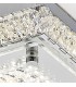 Flush Ceiling 12W 1200lm LED 4000K Stainless Steel, Crystal - 6