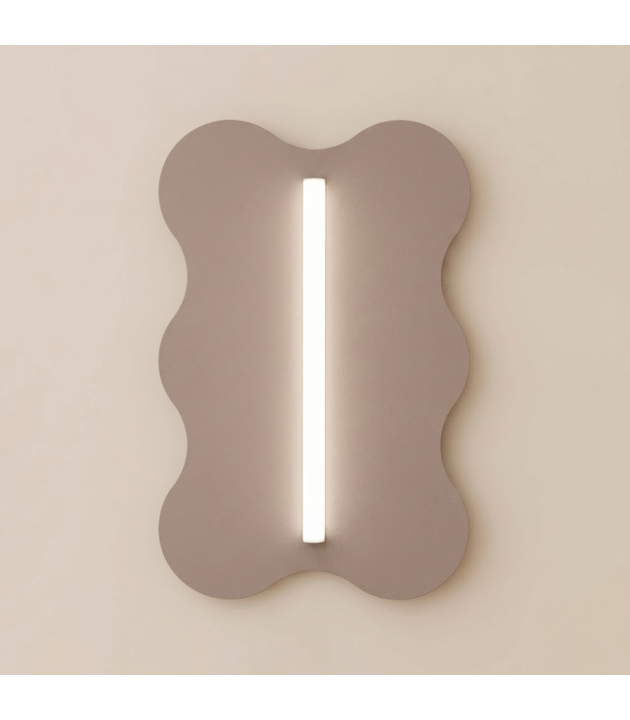Klover Flush Wall Lamp Taupe 1x S14d-2