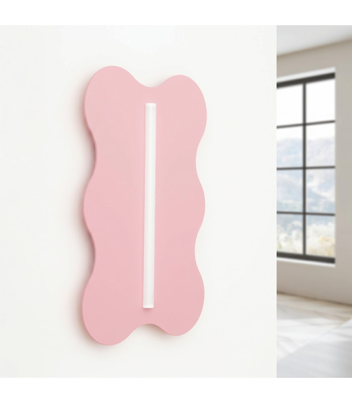 Klover Flush Wall Lamp Pink 1x S14d-4