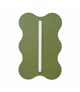 Klover Flush Wall Lamp Olive Green 1x S14d-1