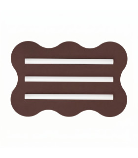 Klover Flush Ceiling Light Brown 1x S14d-1
