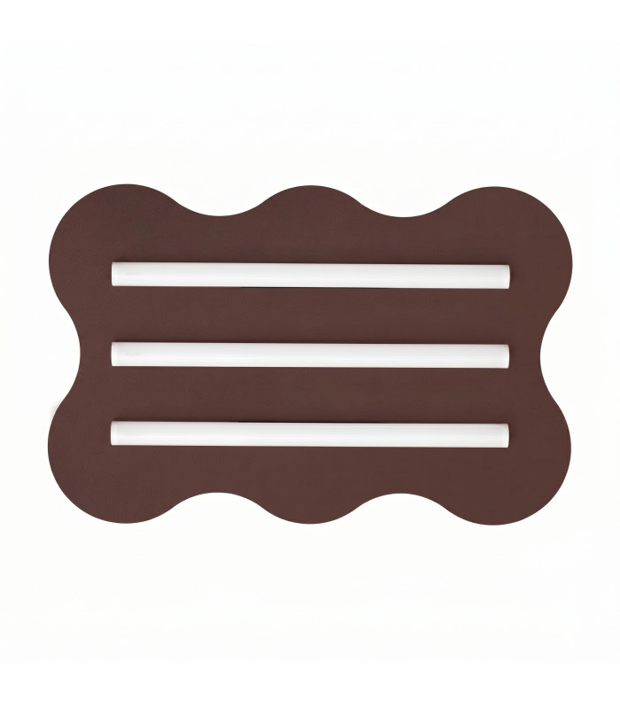 Klover Flush Ceiling Light Brown 1x S14d-1