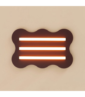 Klover Flush Ceiling Light Brown 1x S14d-2