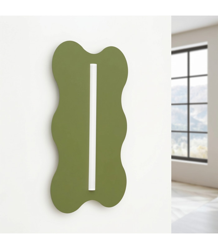 Klover Flush Wall Lamp Olive Green 1x S14d-4