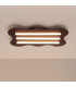 Klover Flush Ceiling Light Brown 1x S14d-3