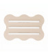 Klover Flush Ceiling Light Beige 1x S14d-1