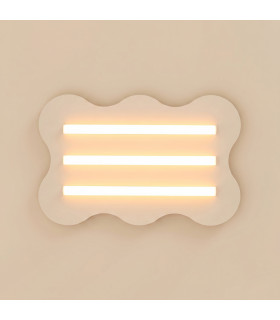 Klover Flush Ceiling Light Beige 1x S14d-2