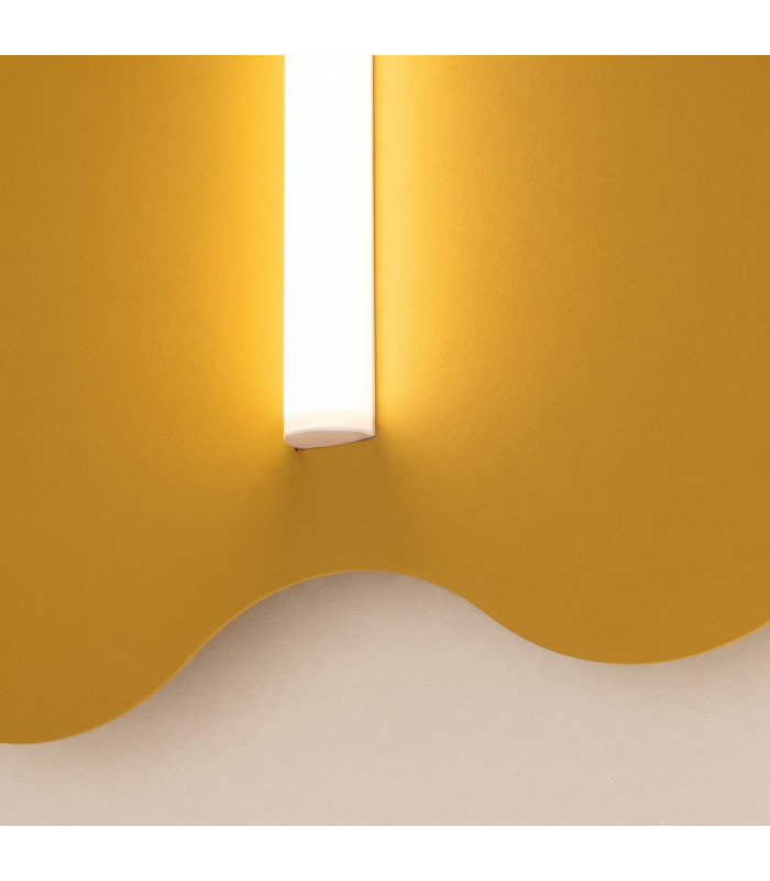Klover Flush Wall Lamp Yellow 1x S14d-5
